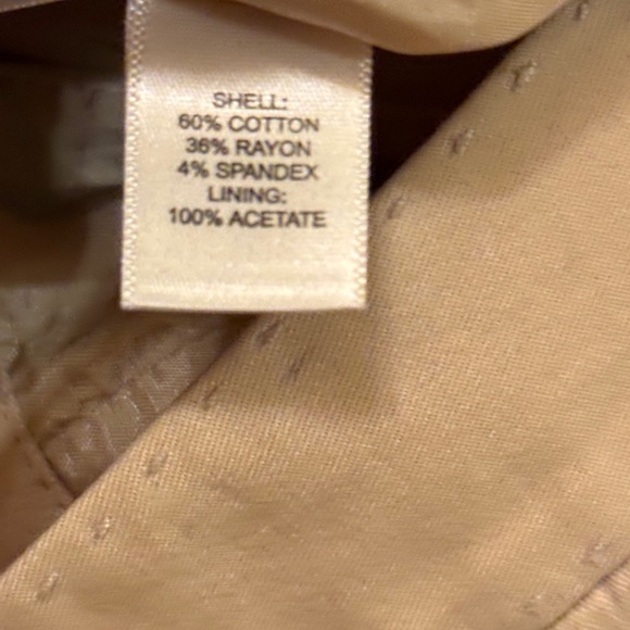 Ann Taylor Tan Straight Leg Pants - Picture 8 of 9